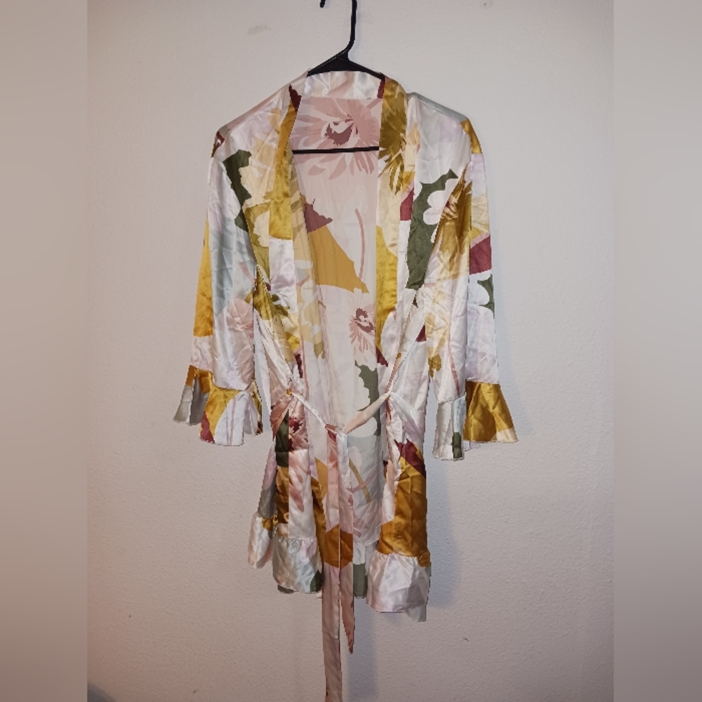 Shein silk robe